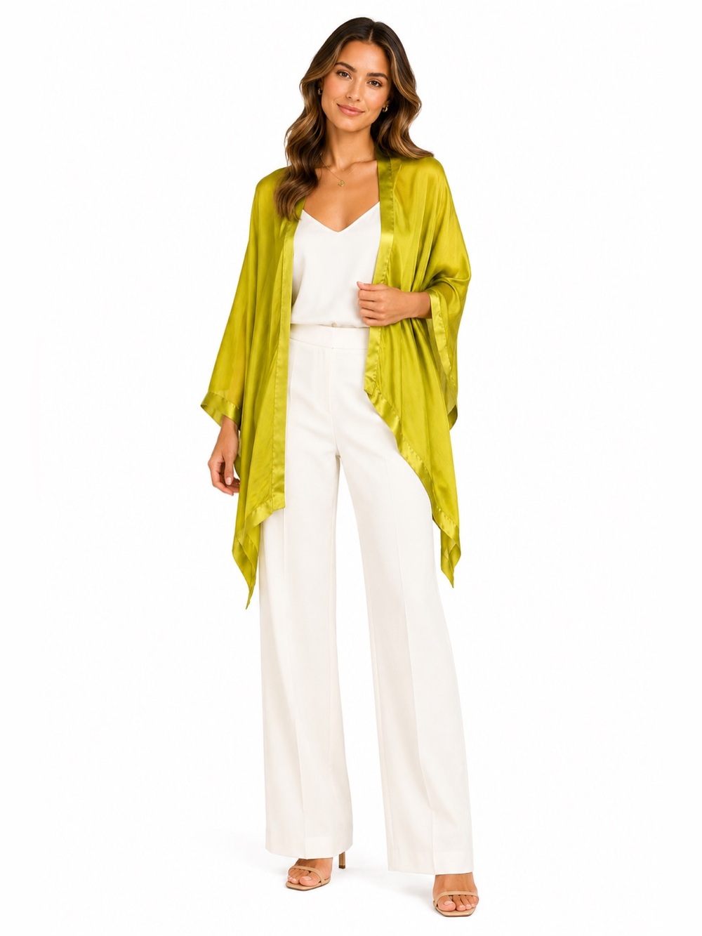 Milly Lime Green Sheer Wrap